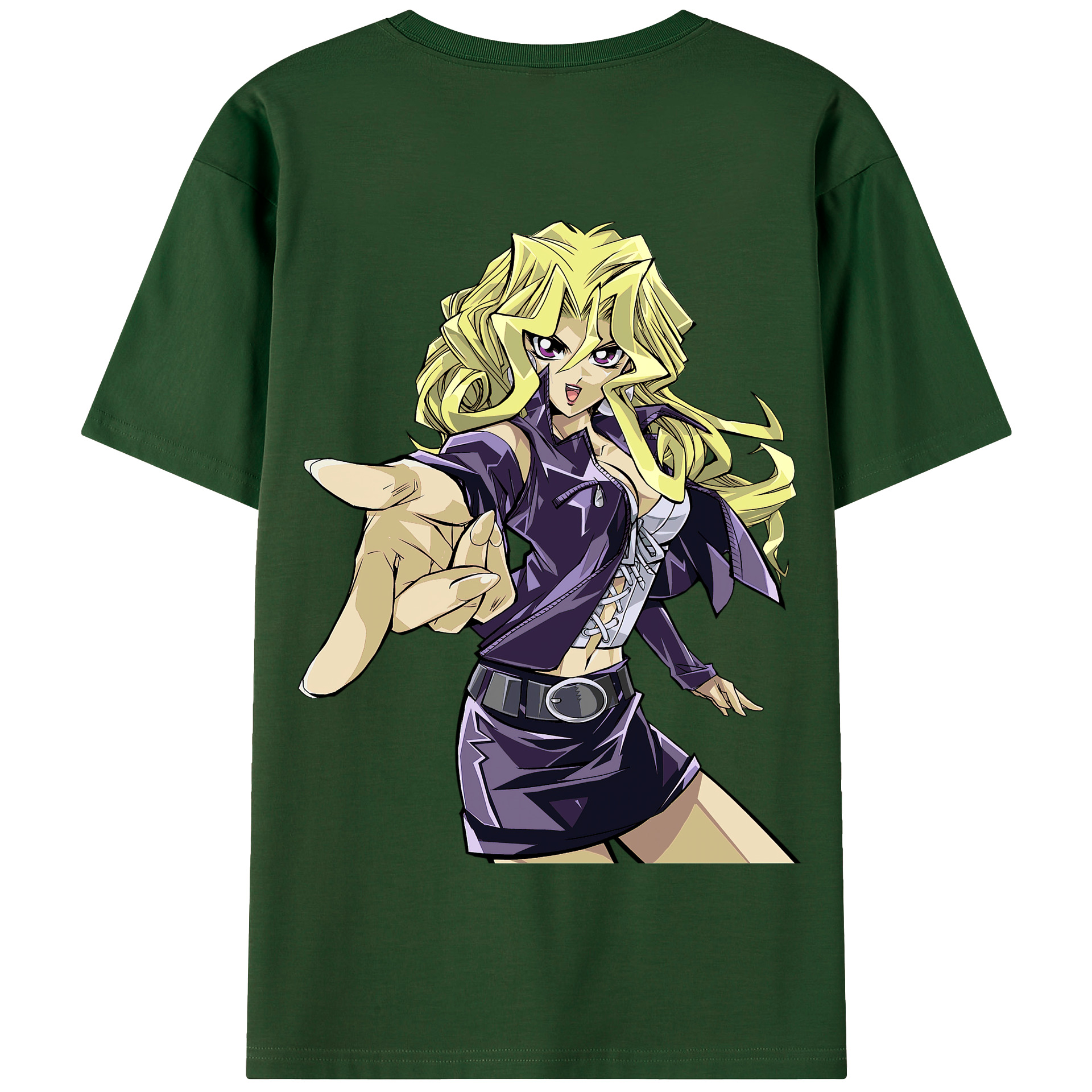 （画像用） 遊☆戯☆王 Yu-Gi-Oh! 綿100％半袖Tシャツ（背面プリント）